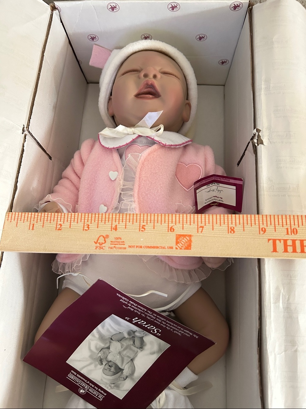 Ashton-Drake Galleries “Sarah” – So Truly Real Baby Doll - Picture 14 of 14